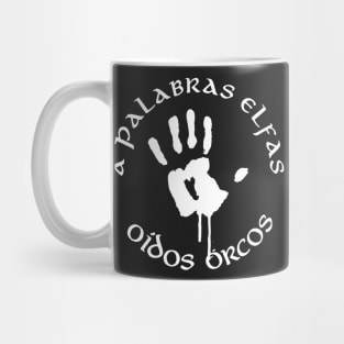 Oídos Orcos White Mug